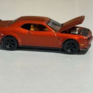 Sparkling Orange Die-Cast Toy Car